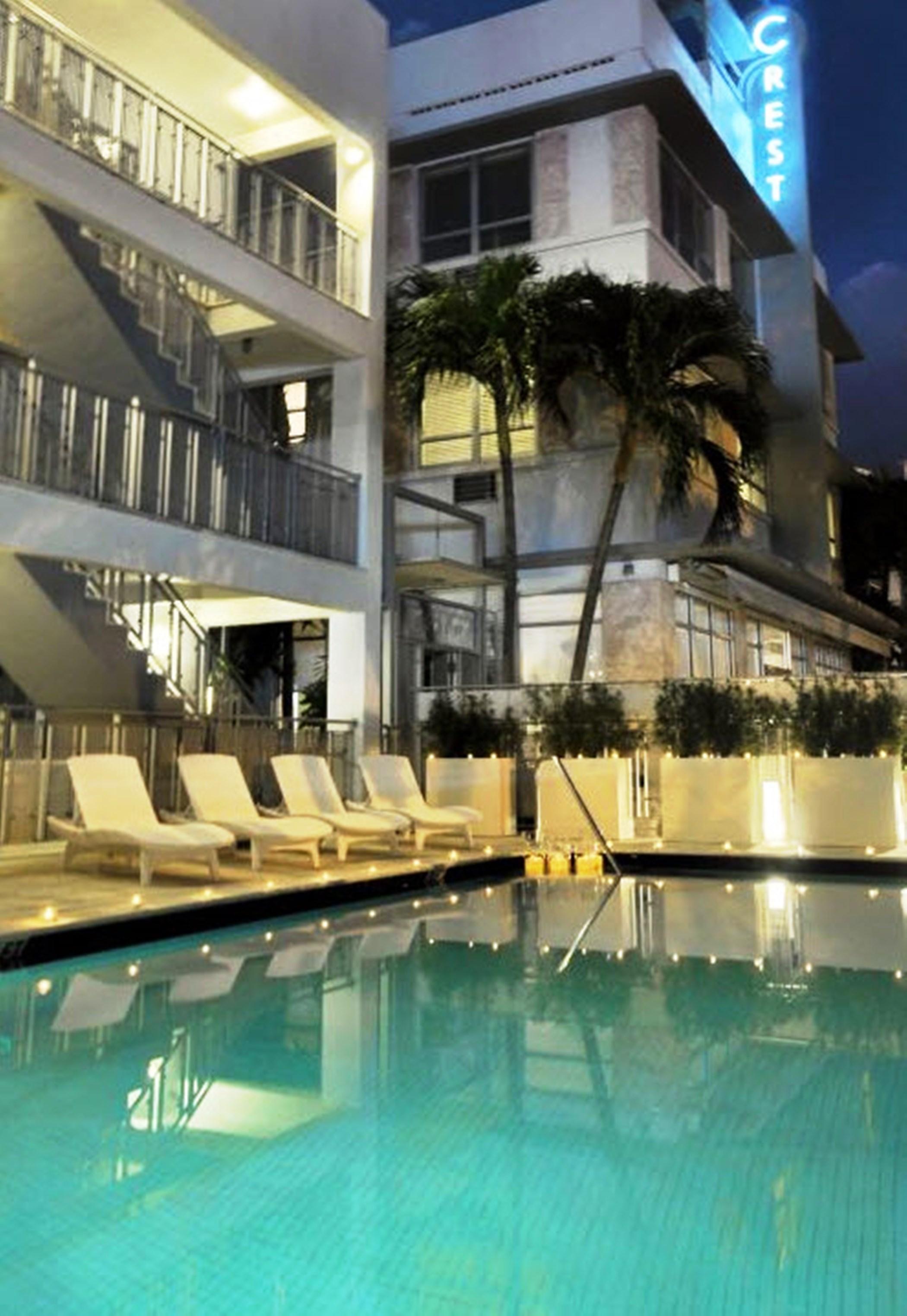 Crest Hotel Suites Miami Beach Bagian luar foto